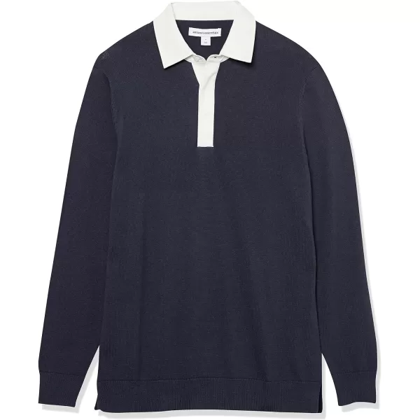 Amazon Essentials Mens Rugby SweaterDark Navy