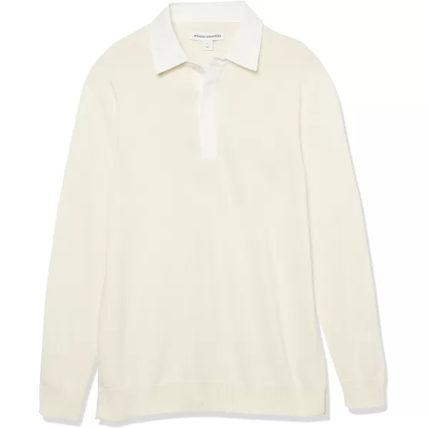 Amazon Essentials Mens Rugby SweaterLight Beige