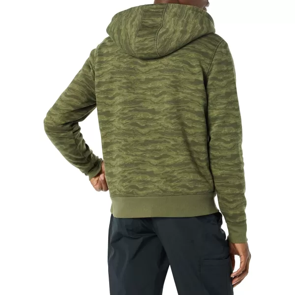 Amazon Essentials Mens SherpaLined FullZip Hooded Fleece SweatshirtCamo