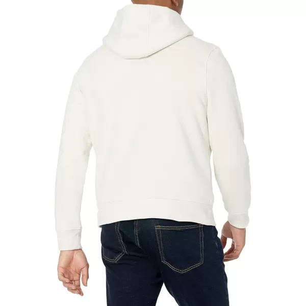 Amazon Essentials Mens SherpaLined Pullover Hoodie SweatshirtOffwhite