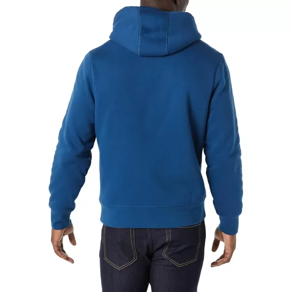 Amazon Essentials Mens SherpaLined Pullover Hoodie SweatshirtTeal Blue