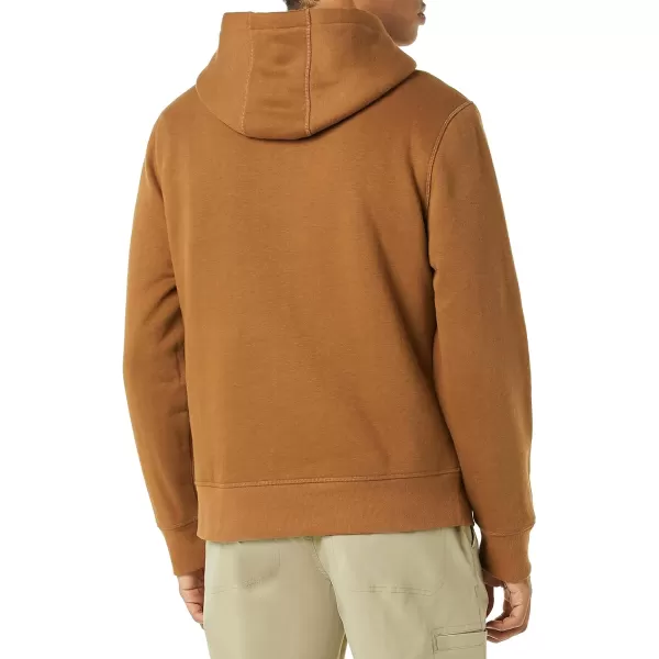 Amazon Essentials Mens SherpaLined Pullover Hoodie SweatshirtToffee Brown