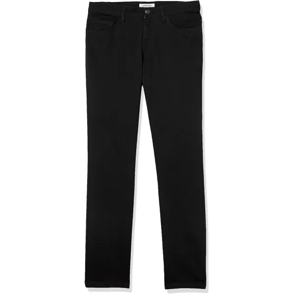 Amazon Essentials Mens SkinnyFit 5Pocket Comfort Stretch Chino Pant Previously GoodthreadsBlack