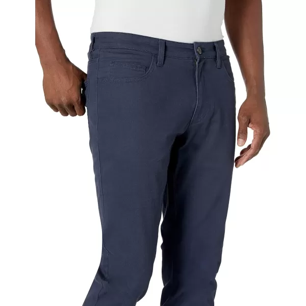 Amazon Essentials Mens SkinnyFit 5Pocket Comfort Stretch Chino Pant Previously GoodthreadsNavy