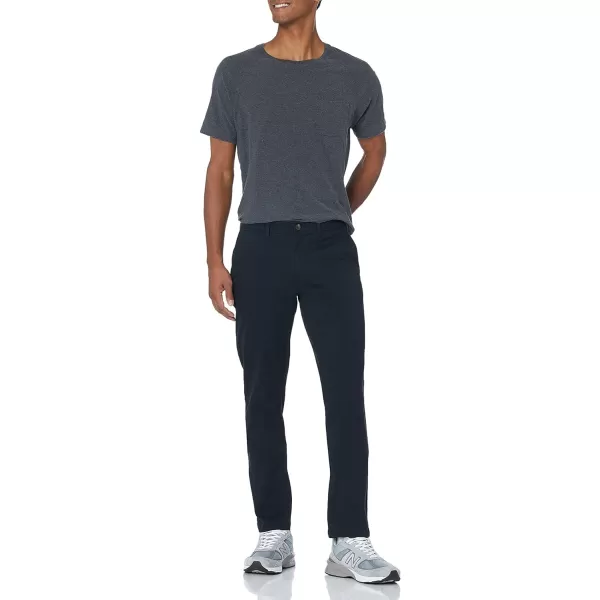 Amazon Essentials Mens SkinnyFit Casual Stretch Chino PantBlack