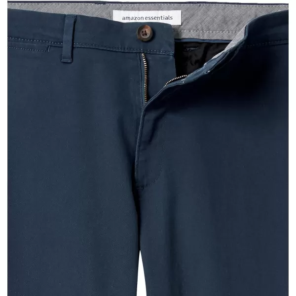 Amazon Essentials Mens SkinnyFit Casual Stretch Chino PantNavy