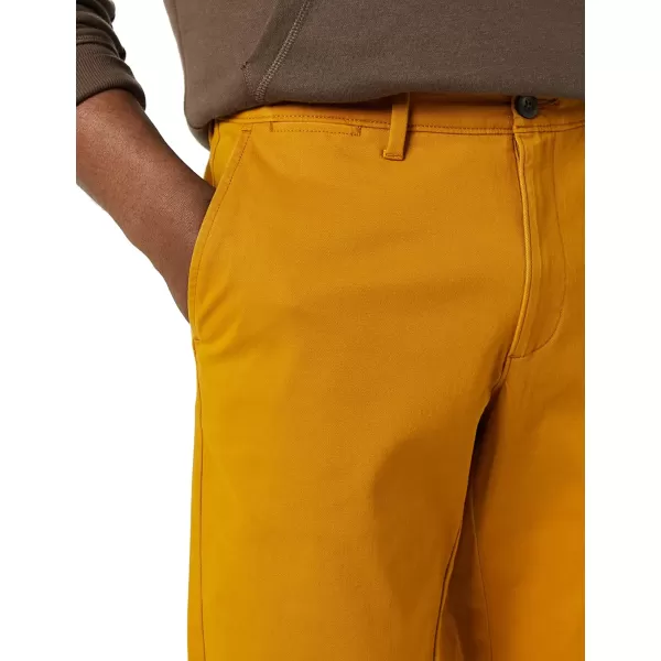 Amazon Essentials Mens SkinnyFit Casual Stretch Chino PantNutmeg