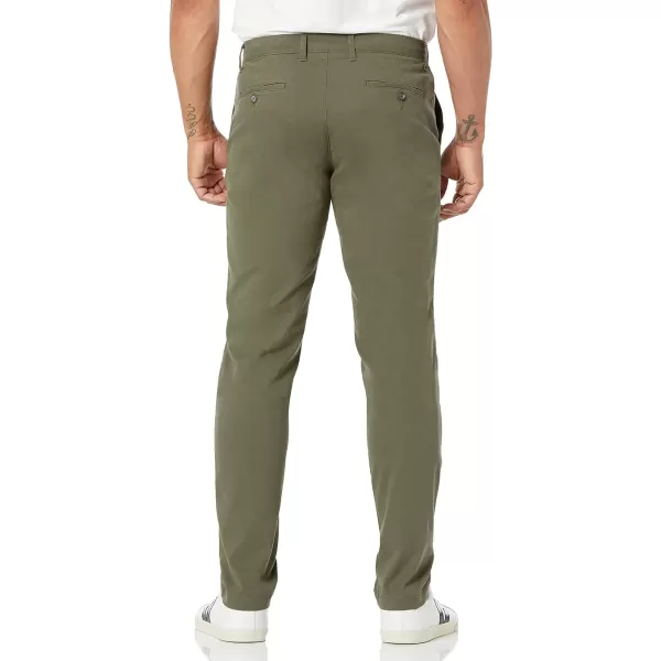 Amazon Essentials Mens SkinnyFit Casual Stretch Chino PantOlive