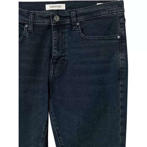 Amazon Essentials Mens SkinnyFit Comfort Stretch Jean Previously GoodthreadsBlue Black Vintage