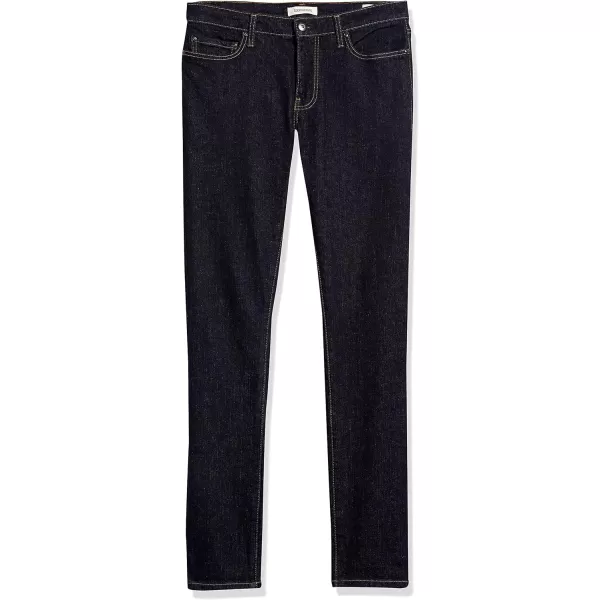 Amazon Essentials Mens SkinnyFit Comfort Stretch Jean Previously GoodthreadsDark Blue Rinsed