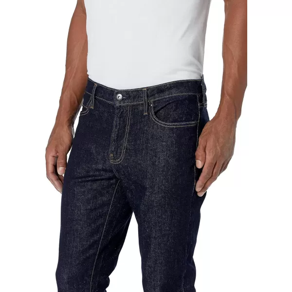 Amazon Essentials Mens SkinnyFit Comfort Stretch Jean Previously GoodthreadsDark Blue Rinsed