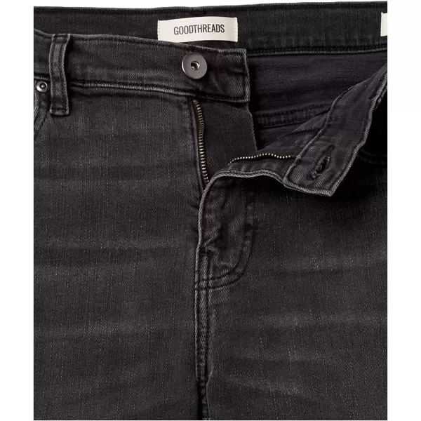 Amazon Essentials Mens SkinnyFit Comfort Stretch Jean Previously GoodthreadsWashed Black