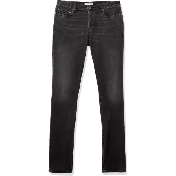 Amazon Essentials Mens SkinnyFit Comfort Stretch Jean Previously GoodthreadsWashed Black