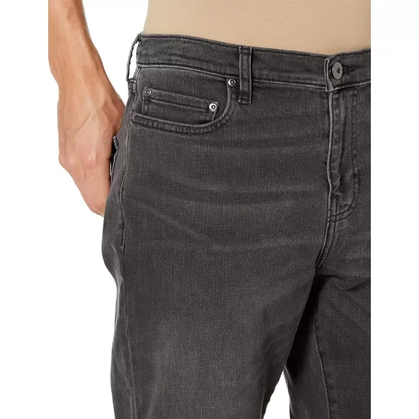 Amazon Essentials Mens SkinnyFit Comfort Stretch Jean Previously GoodthreadsWashed Black