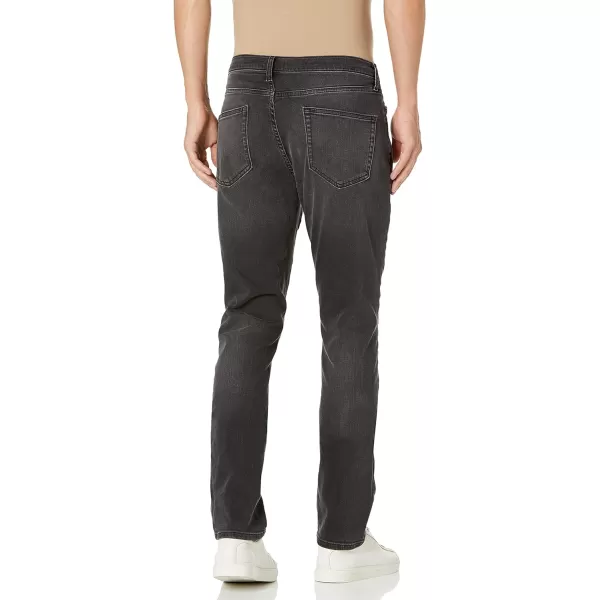 Amazon Essentials Mens SkinnyFit Comfort Stretch Jean Previously GoodthreadsWashed Black