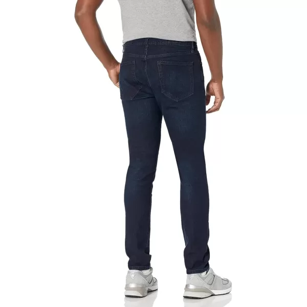 Amazon Essentials Mens SkinnyFit Stretch JeanBlue Over Dye