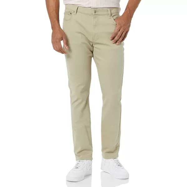 Amazon Essentials Mens SkinnyFit Stretch JeanLight Khaki Brown