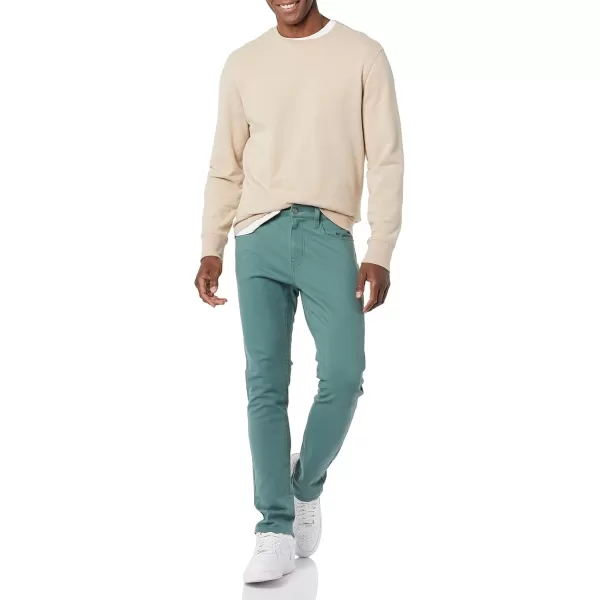 Amazon Essentials Mens SkinnyFit Stretch JeanSage Green