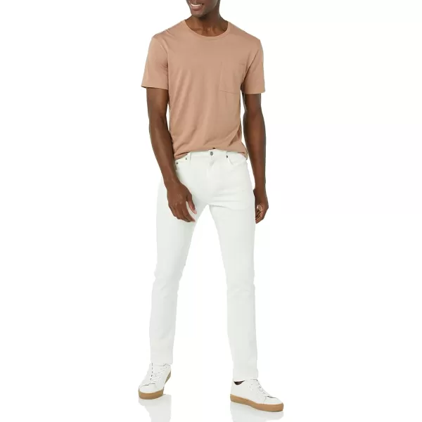 Amazon Essentials Mens SkinnyFit Stretch JeanWhite