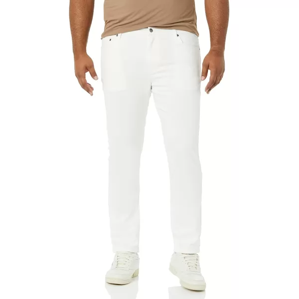 Amazon Essentials Mens SkinnyFit Stretch JeanWhite