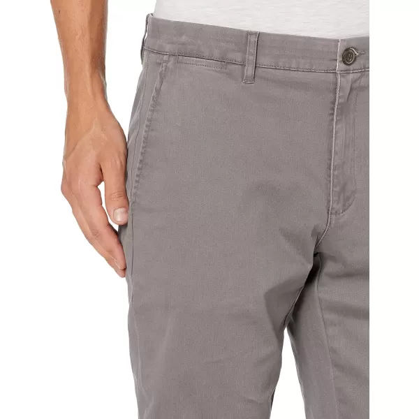 Amazon Essentials Mens SkinnyFit Washed Comfort Stretch Chino Pant Previously GoodthreadsGrey