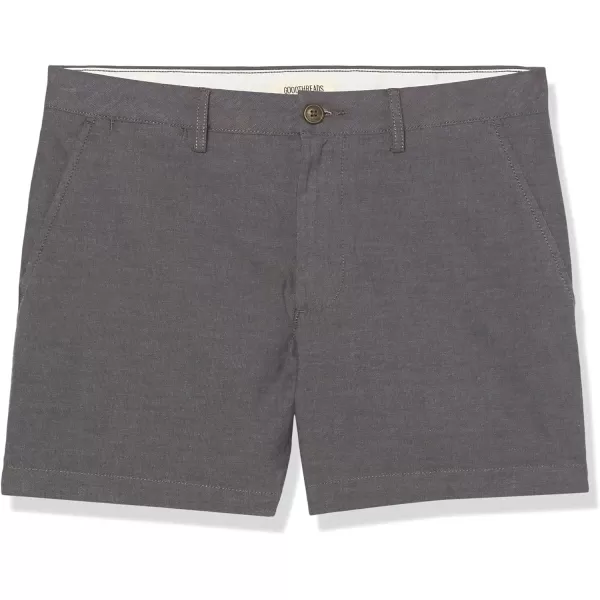 Amazon Essentials Mens SlimFit 5 Lightweight Comfort Stretch Oxford Short Previously GoodthreadsGrey