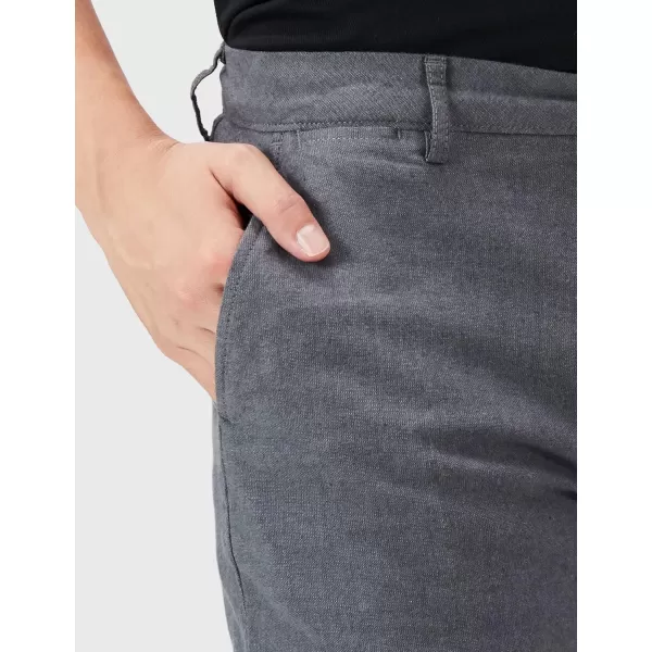 Amazon Essentials Mens SlimFit 5 Lightweight Comfort Stretch Oxford Short Previously GoodthreadsGrey