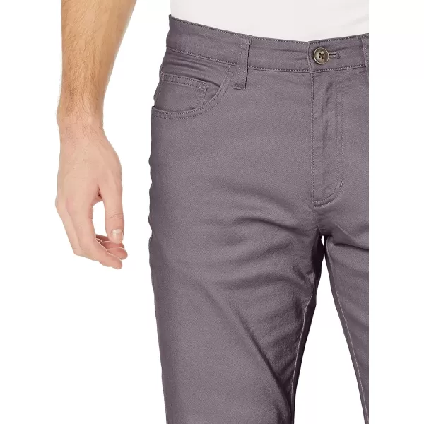 Amazon Essentials Mens SlimFit 5Pocket Comfort Stretch Chino Pant Previously GoodthreadsGrey