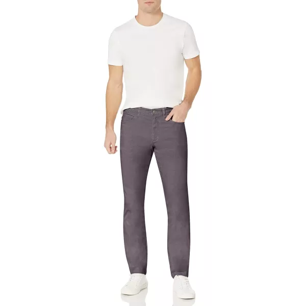 Amazon Essentials Mens SlimFit 5Pocket Comfort Stretch Chino Pant Previously GoodthreadsGrey