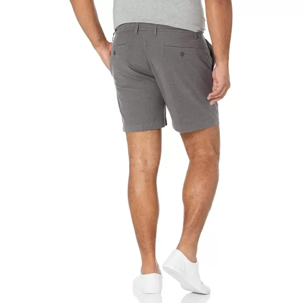 Amazon Essentials Mens SlimFit 7 Lightweight Comfort Stretch Oxford Short Previously GoodthreadsGrey