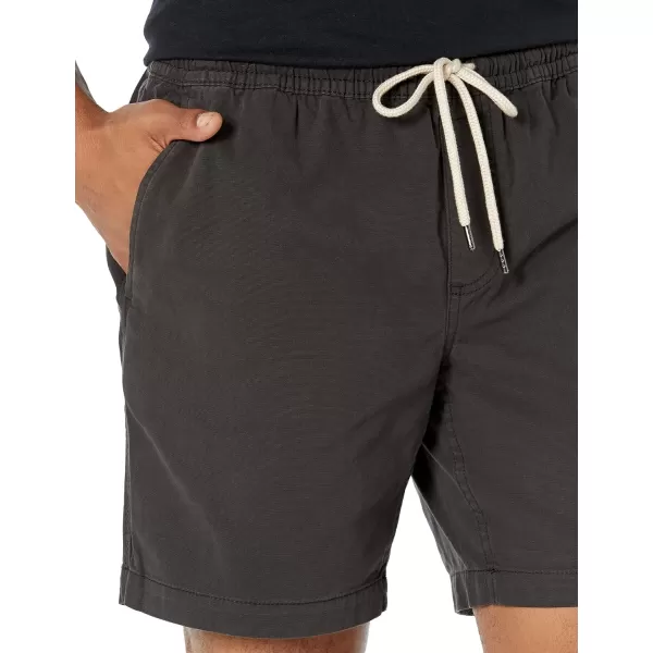 Amazon Essentials Mens SlimFit 7 Pullon Comfort Stretch Canvas Short Previously GoodthreadsBlack