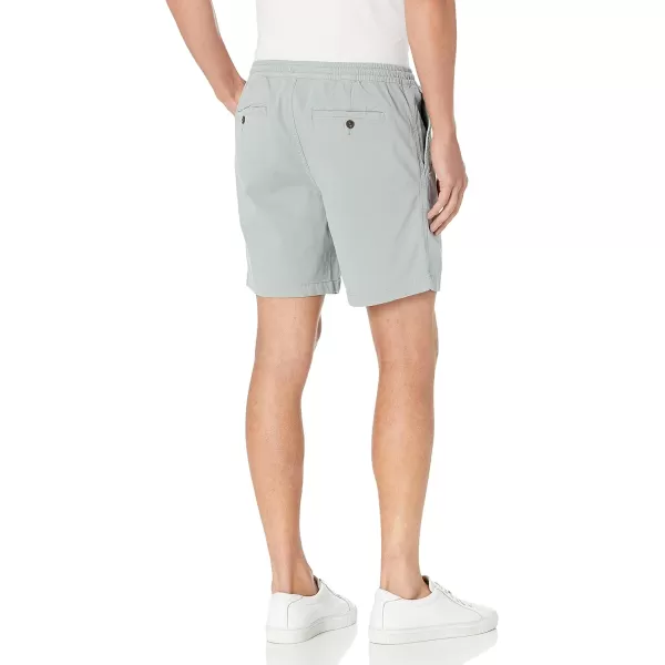 Amazon Essentials Mens SlimFit 7 Pullon Comfort Stretch Canvas Short Previously GoodthreadsGreen