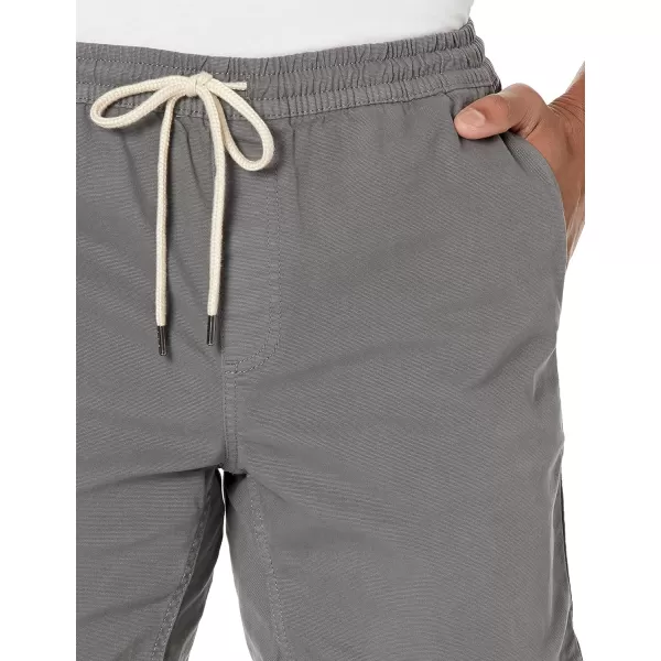 Amazon Essentials Mens SlimFit 7 Pullon Comfort Stretch Canvas Short Previously GoodthreadsGrey