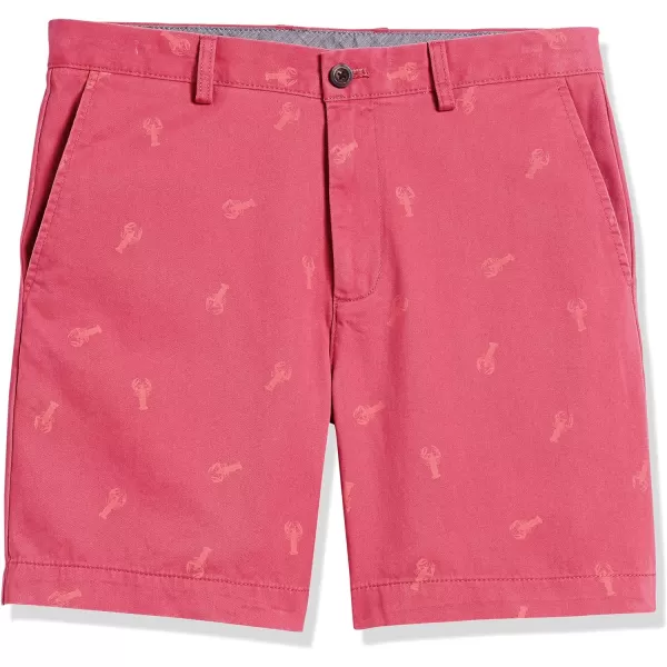 Amazon Essentials Mens SlimFit 7 ShortWashed Red Lobster