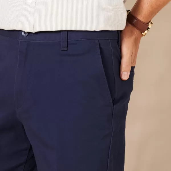 Amazon Essentials Mens SlimFit 7 Stretch Chino ShortNavy