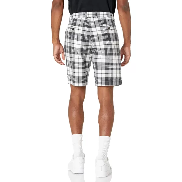 Amazon Essentials Mens SlimFit 9 ShortGrey Plaid