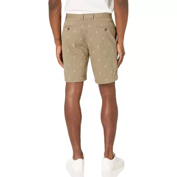 Amazon Essentials Mens SlimFit 9 ShortKhaki Brown Anchor