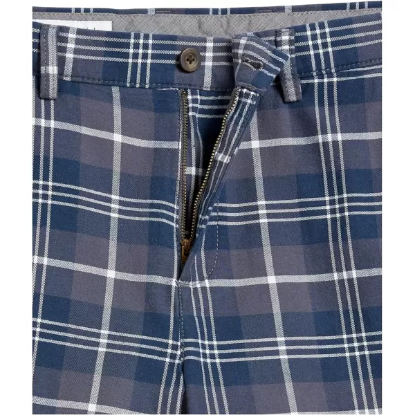 Amazon Essentials Mens SlimFit 9 ShortNavy Plaid