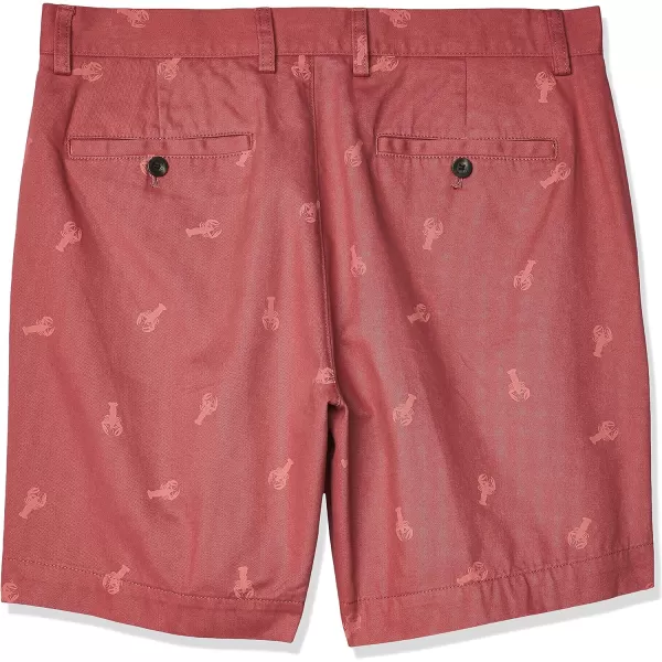 Amazon Essentials Mens SlimFit 9 ShortWashed Red Lobster