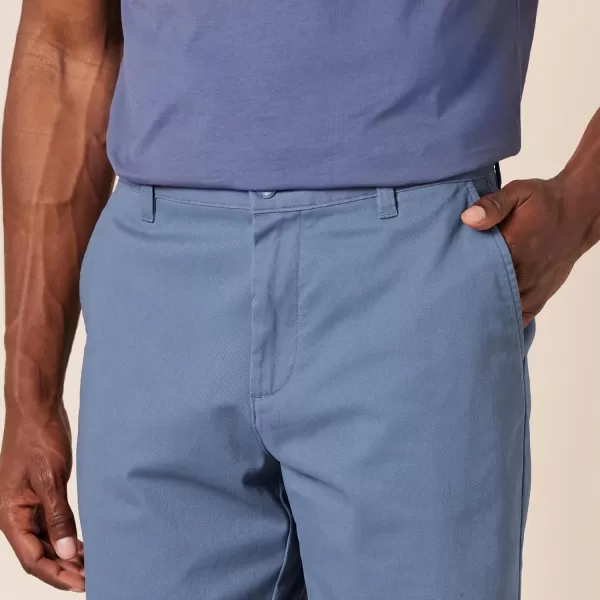 Amazon Essentials Mens SlimFit 9 Stretch Chino ShortDark Blue