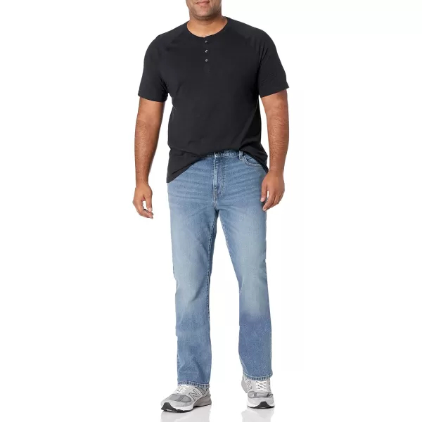 Amazon Essentials Mens SlimFit Bootcut JeanLight Wash