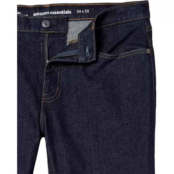 Amazon Essentials Mens SlimFit Bootcut JeanRinsed