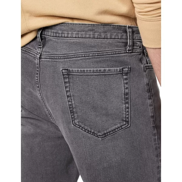 Amazon Essentials Mens SlimFit Bootcut JeanWashed Grey