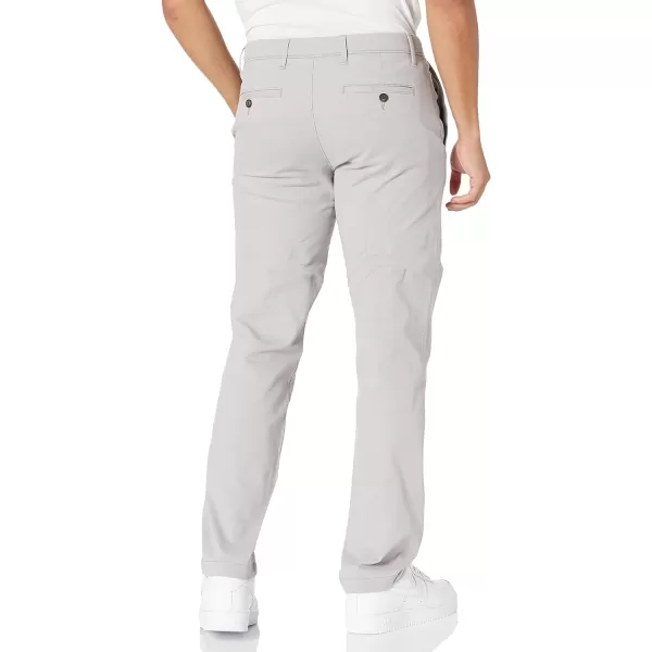 Amazon Essentials Mens SlimFit Casual Stretch Khaki PantLight Grey