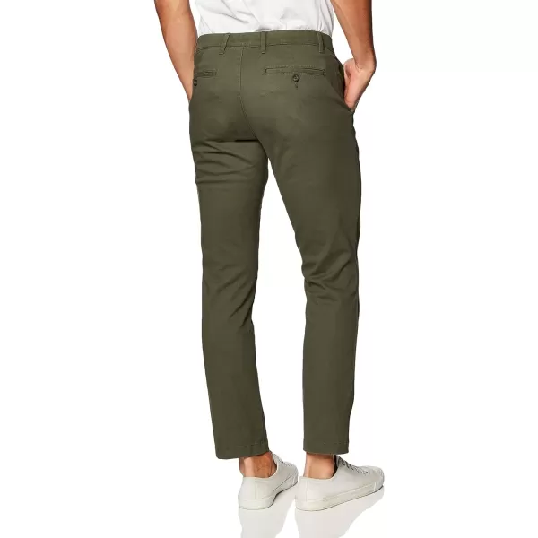 Amazon Essentials Mens SlimFit Casual Stretch Khaki PantOlive