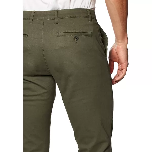 Amazon Essentials Mens SlimFit Casual Stretch Khaki PantOlive