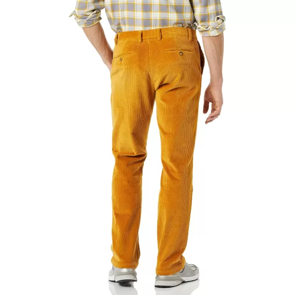 Amazon Essentials Mens SlimFit Corduroy Chino PantCaramel