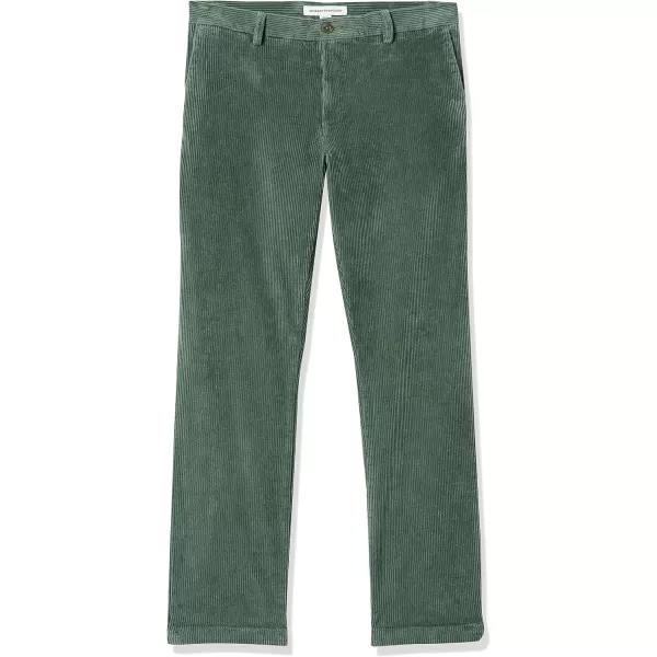 Amazon Essentials Mens SlimFit Corduroy Chino PantGreen