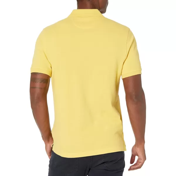 Amazon Essentials Mens SlimFit Cotton Pique Polo ShirtYellow