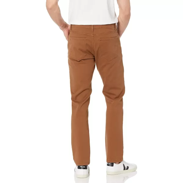 Amazon Essentials Mens SlimFit JeansDark Khaki Brown